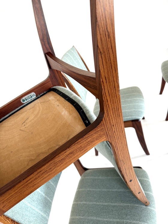 Image 1 of Lot de 6 chaises de salle à manger danoises vintage, Skovby Furniture Factory, années 70