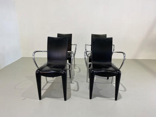 4x Chaise Vitra Louis 20 de Philippe Starck