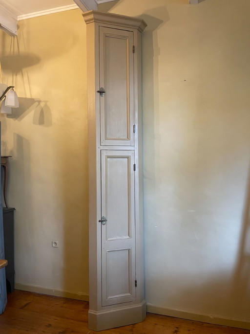 Unieke Hoekkast 244 cm. Frans 19e eeuw – vitrinekasten, Wood