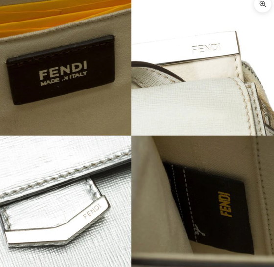 Image 1 of Borsa FENDI in cuoio grigio - 101301