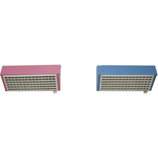 Par de apliques de pared vintage tipo V204 de IKEA, Suecia, 1980