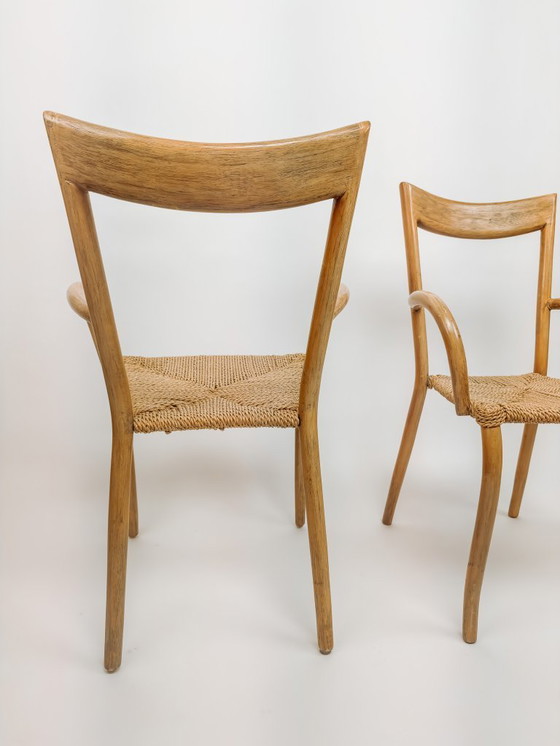Image 1 of Two vintage Val Padilla dining chairs, Jasper Conran '70