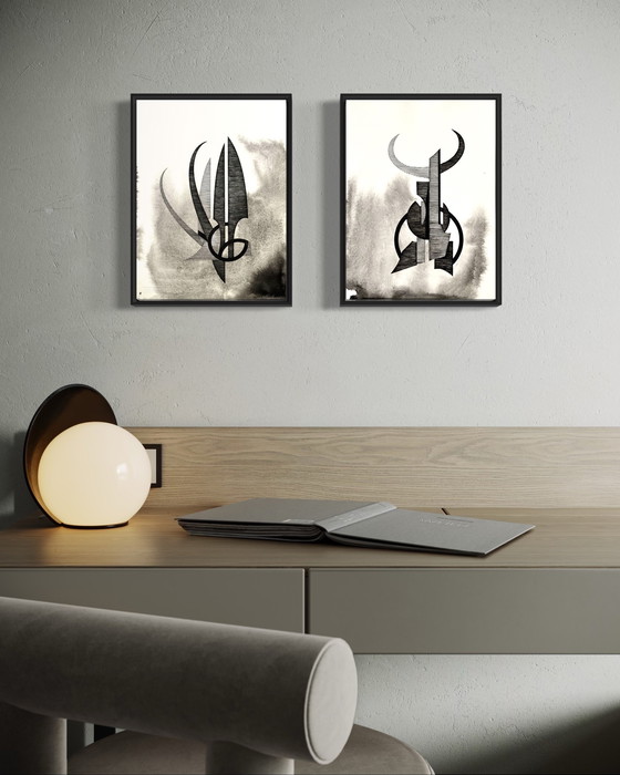 Image 1 of Eugene Eechaut (1928-2019) - Abstraktes Diptychon, 1974