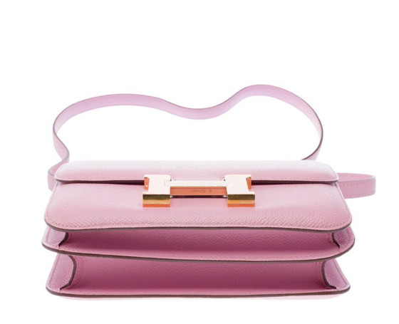 Image 1 of Borsa HERMES Constance in cuoio viola - 103409
