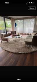 Round high-pile carpet Brand Casalis 3.50m