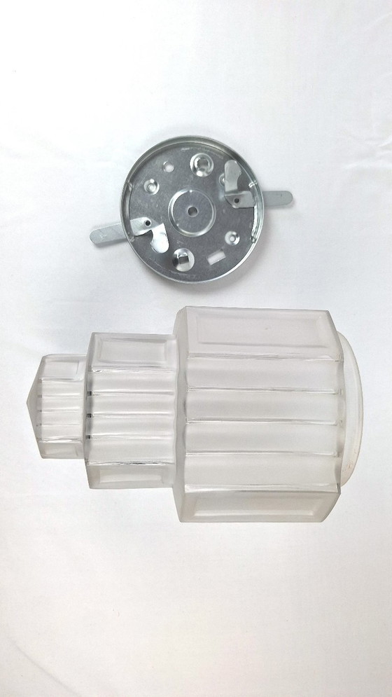 Art-Deco-Wolkenkratzer-Kugel-Deckenleuchte – Deckenleuchten, Glass (photo 17 of 19)