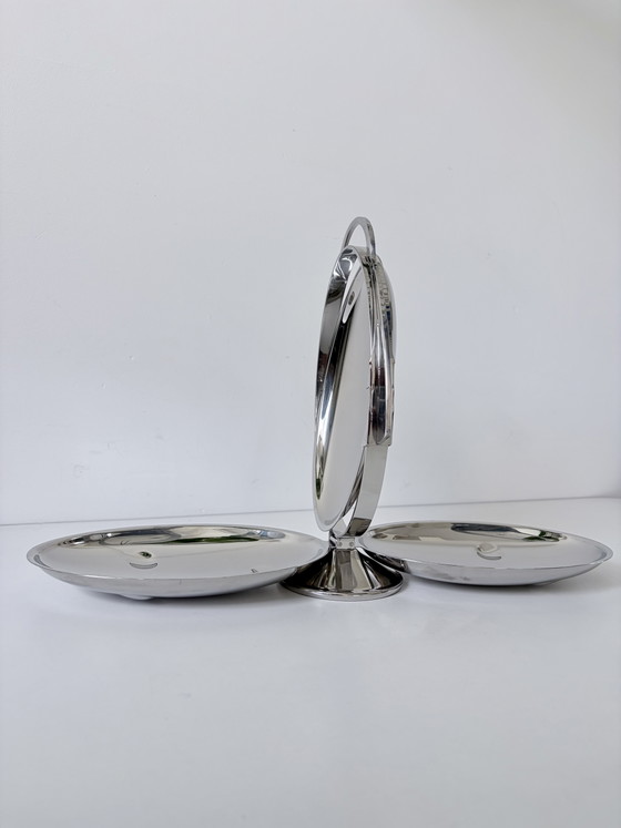 Alessi Etagère “Anna Gong” Van Alessandro Mendini. – Tafelaccessoires, rvs (photo 5 of 10)