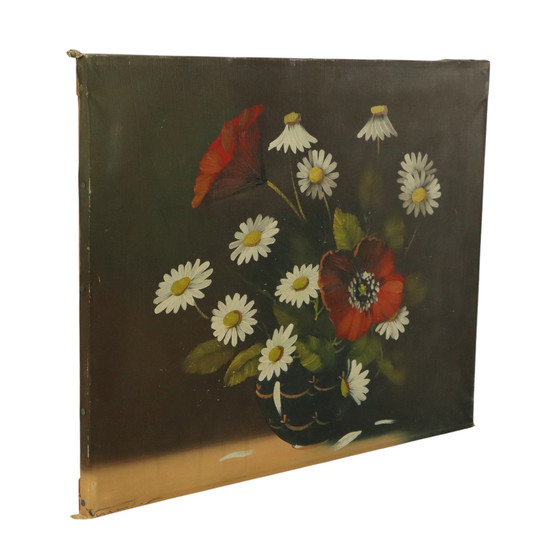Image 1 of Fleurs Nature morte Peinture Marguerites Coquelicot