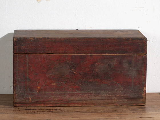 Antique garnet red box (c.1900) #10 – Decorative Objects (photo 20 of 40)