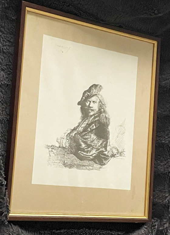 Rembrandt van Rijn (1606-1669) - Zelfportret – Litho's & Zeefdrukken, Paper (photo 4 of 6)