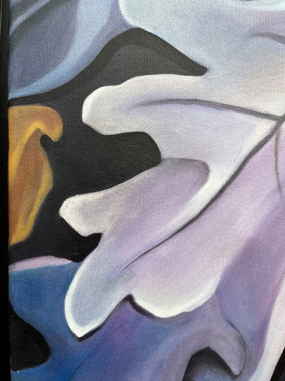 Image 1 of Painting reproduction of Purple Leaves Georgia O'Keeffe
