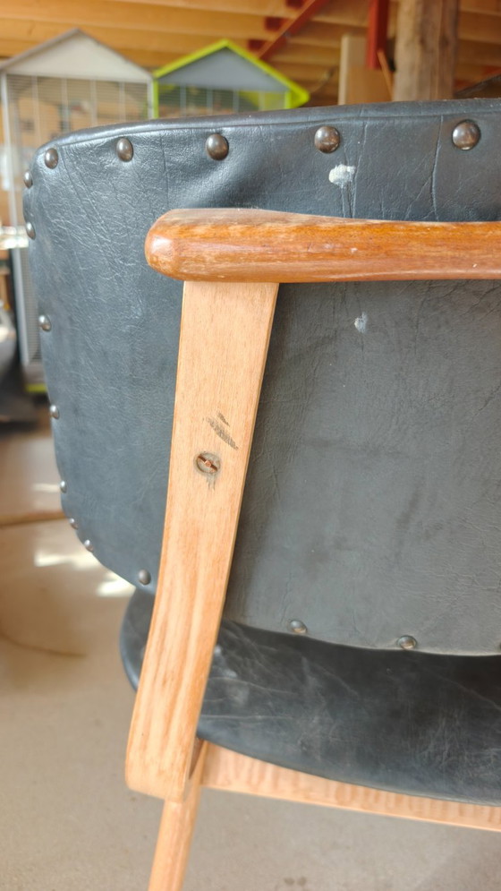 Sedia da pranzo in pelle Skai – Sedie da pranzo, Legno (photo 3 of 5)