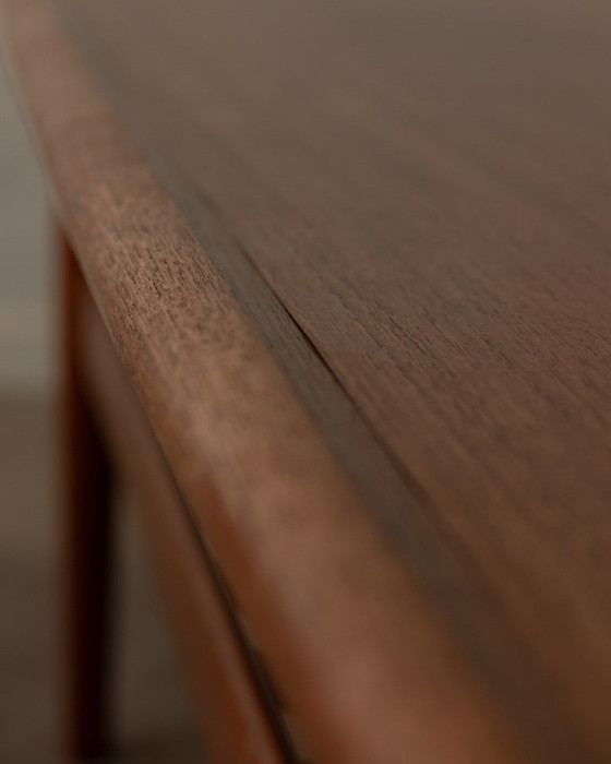 Image 1 of Danish teak coffee table by Grete Jalk with slatted frame, 1960s