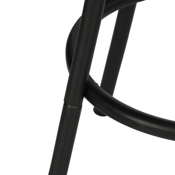 Image 1 of 2x sgabelli da bar girevoli marroni Urban Meuble in stile bistrot con poggiapiedi, 2 possibili altezze di seduta 62/73 cm Pistil