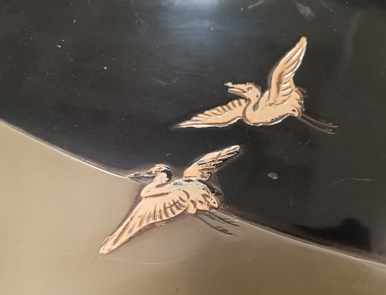 Image 1 of Vassoio giapponese antico in lacca vintage