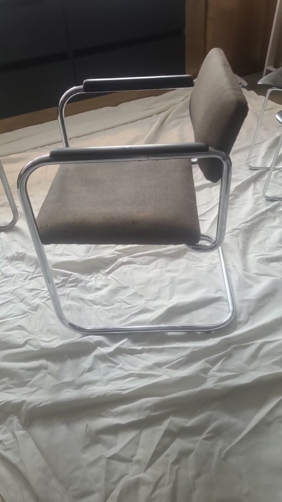 Image 1 of Erich Mendelsohn, Bauhaus chair; Mies van der Rohe, table