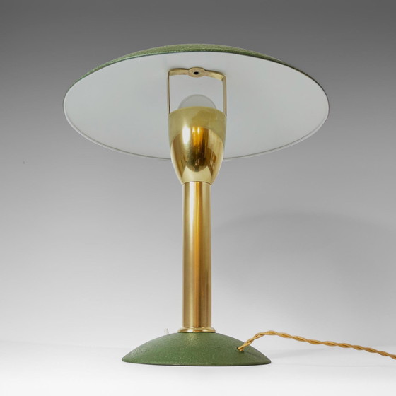 Image 1 of 1x Lampe de bureau Art déco de Siemens, Italie 1930