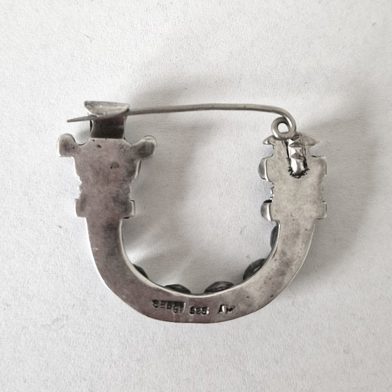 Image 1 of Broche de fíbula de plata - Raro - Marcado
