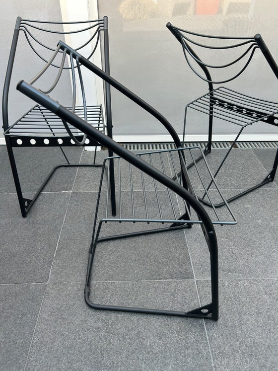 4 sillas de comedor posmodernas – Iron, Vintage (photo 5 of 8)