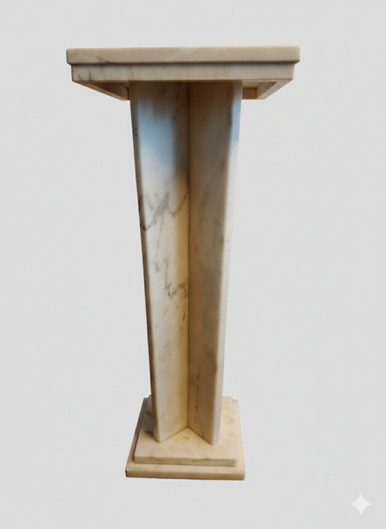 Image 1 of Marble column / pedestal - Art Deco - ca. 1930-1950