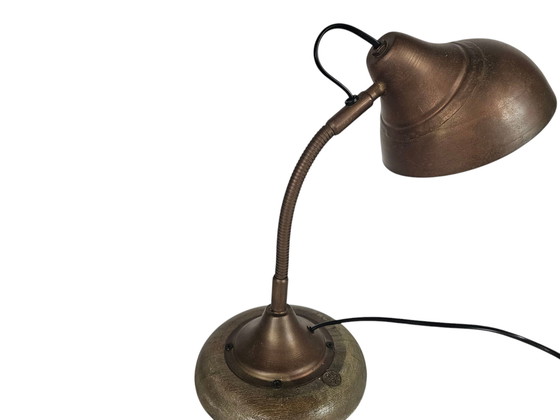 Image 1 of Paris 555 Frankreich - Tischlampe - Messing - Flexibler Hals - Etikett - 3. Quartal 20.