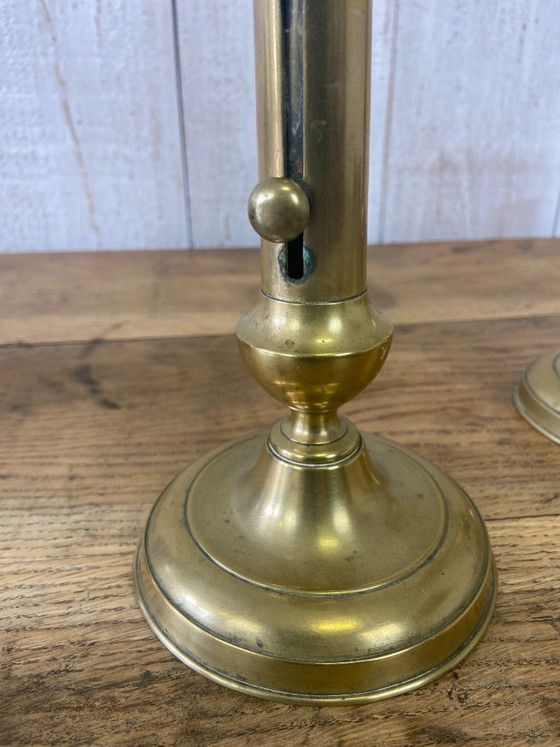 Image 1 of Paire de Bougeoirs Anciens