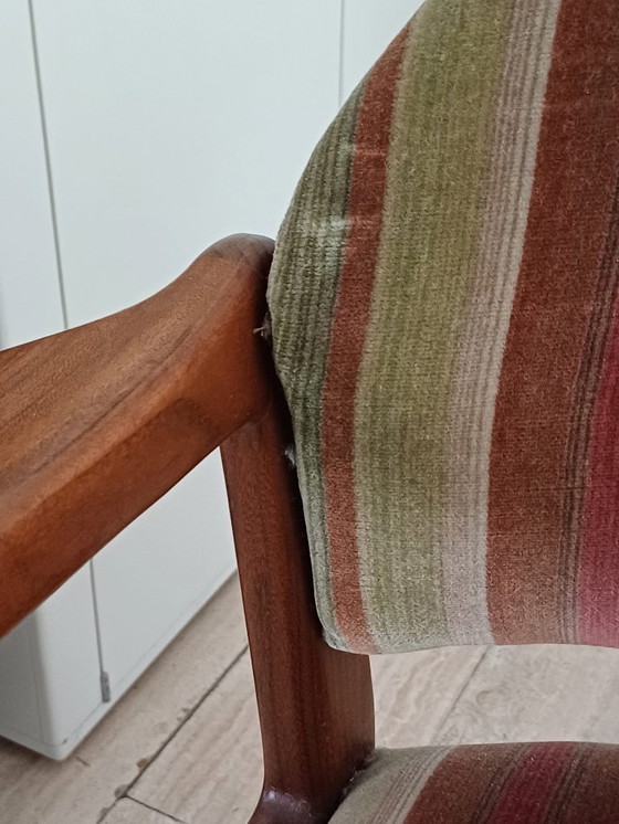 Image 1 of 2x Wilkhahn Vintage Teak chaise à accoudoirs Mid Century chaise des années 60