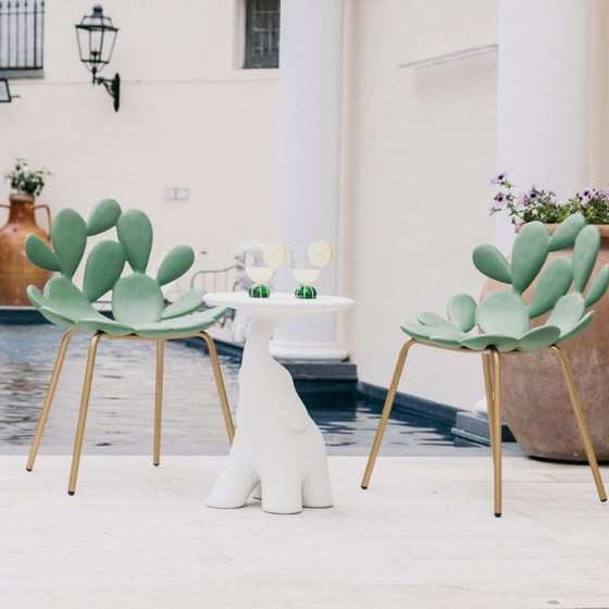 Image 1 of Filicudi Chair Colored 2x Fushia en 2x Geel Qeeboo