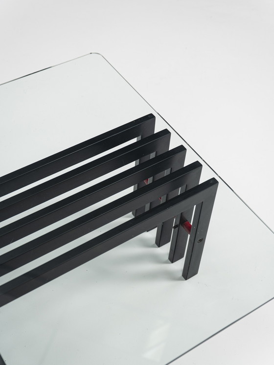 Image 1 of Tavolino da caffè con struttura in legno, Italia, anni '70