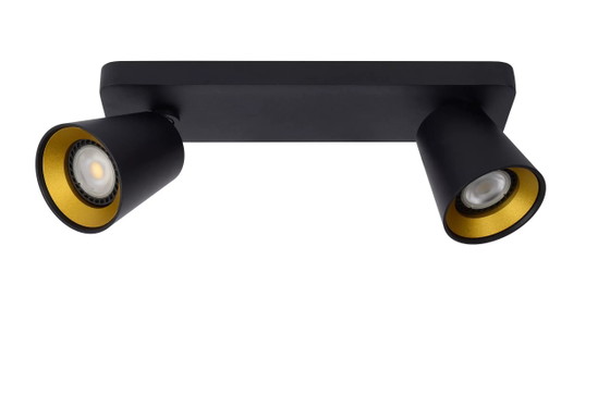 Lucide TURNON plafondspot - LED dim to warm - Zwart – Spot lights, Aluminium, Modern (photo 3 of 3)