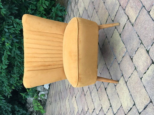 Sillón Club Húngaro Ocre, años 50