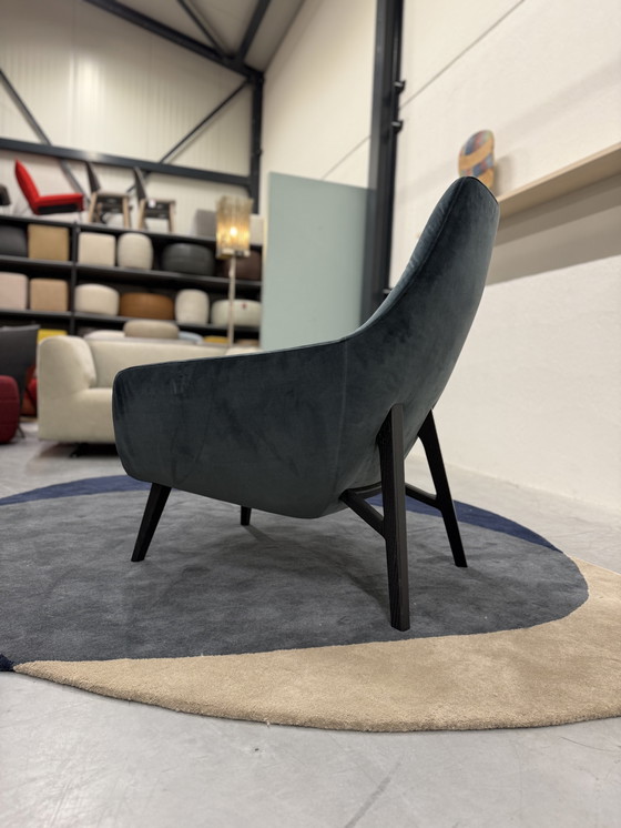 Image 1 of Montis Enzo Armchair Harald fabric Blue