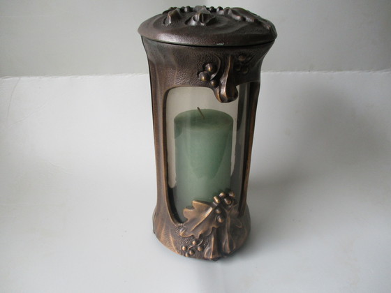 Image 1 of Tomb Lantern or tombstone Lantern, Bronze 3.3 kg, For Indoors and Outdoors