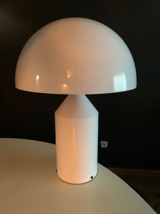 Vintage Atollo Design Tischlampe H70 Vico Magistretti für Oluce