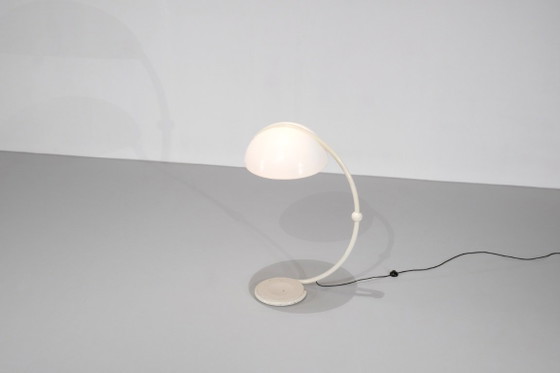 Lampada da terra moderna con paralume a cupola crema, Martinelli Luce, Lampade da terra, Metallo (foto 6 di 15)