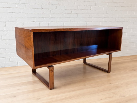 Bureau danois vintage en palissandre Torben Valeur & Henning Jensen pour Dyrlund – Bureaux, Wool (photo 8 of 13)