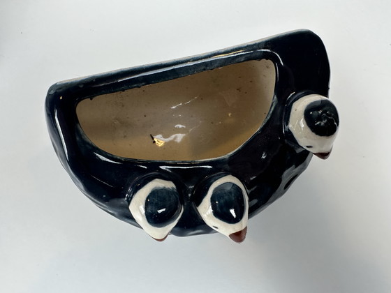 Image 1 of 5x Originele mid-century Wandzwaluwen en hun nesten (2x) - W. Germany