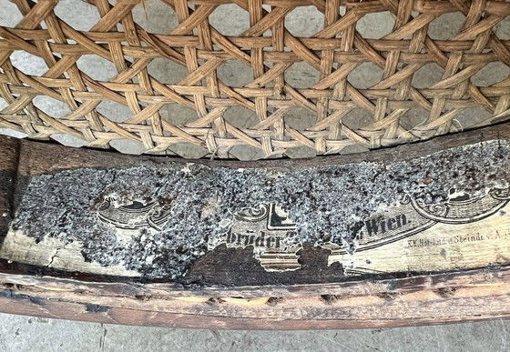 Image 1 of Silla auxiliar Thonet n.º 14, primera edición, 1859