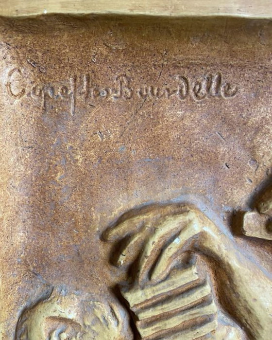 Image 1 of Antoine Bourdelle, Bassorilievo in gesso, 1908, Musica, Artista francese.
