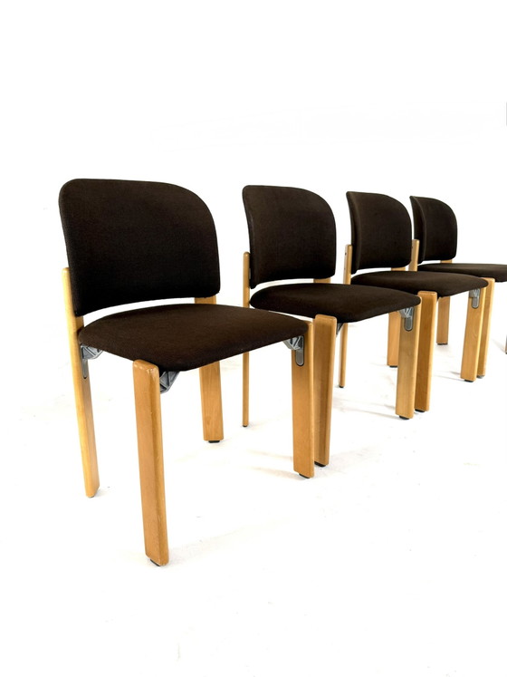 Image 1 of 6x chaise de salle à manger vintage Kusch & Co, Dietiker '70