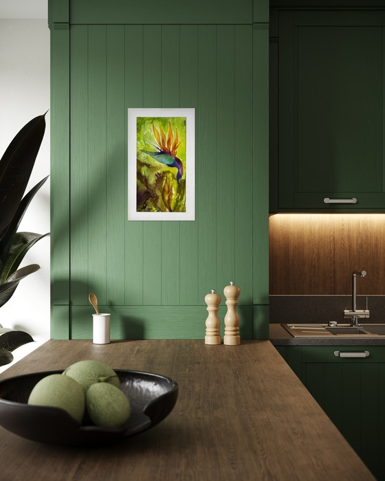 Image 1 of Eugène Eechaut (1928-2019) - Strelitzie - 1968. Signé