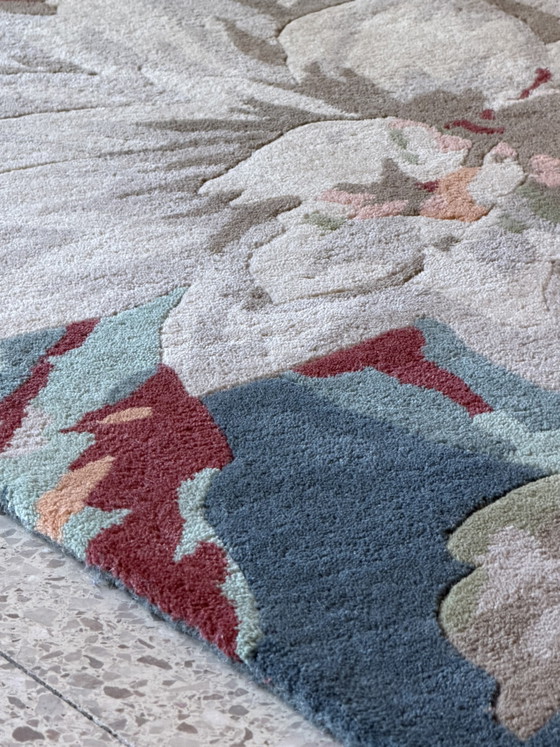 Brink en Campman Tappeto Sanderson Dahlia & Roseship Teal – Brink & Campman, Tappeti, Wool (photo 2 of 10)