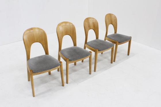 4 Vintage Danish Dining chairs by Niels Koefoed – Wood (photo 2 of 8)