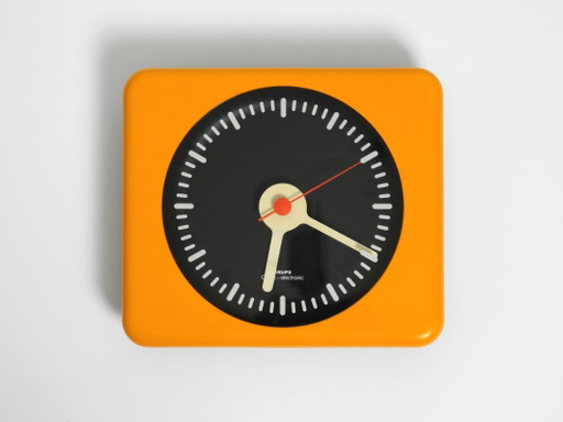 Beautiful Original 1970S Krups Wall Clock In Typical Space Age Design