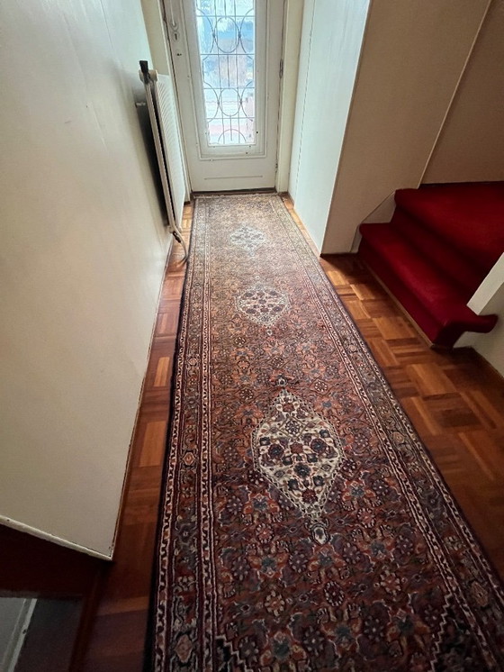 Image 1 of Handgeknoopte Wollen Loper uit India – 100% Wol (340 x 88)