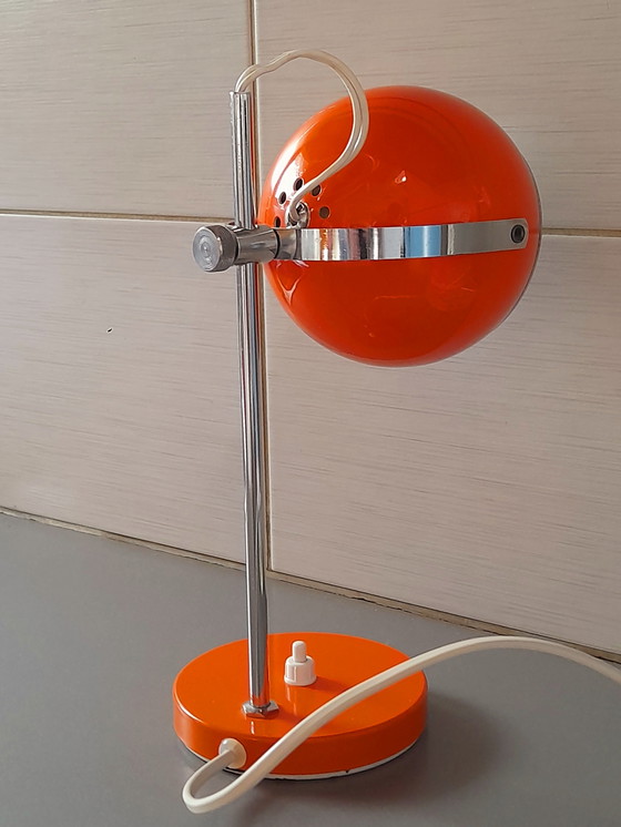 Image 1 of Lampe Eye Ball arancione 1970