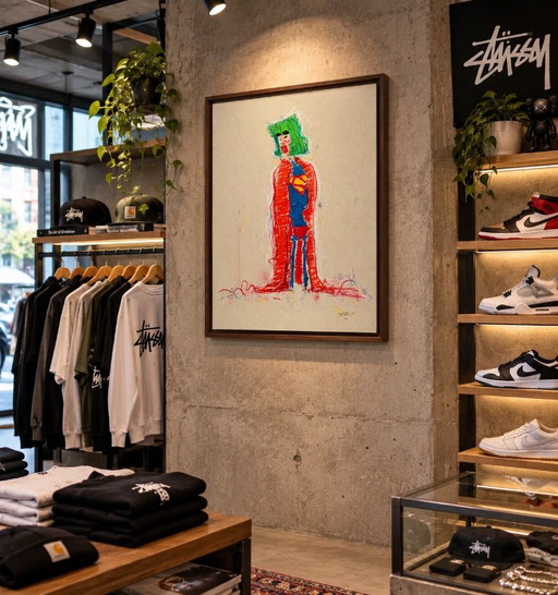 Peinture Exclusive – Jacques Sparrow - Amsterdam - Superman