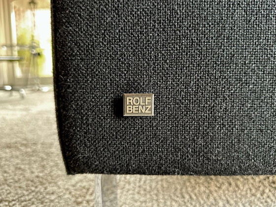 Image 1 of Divani Rolf Benz EGO G; 2 pezzi (3 + 2 posti; tessuto nero)