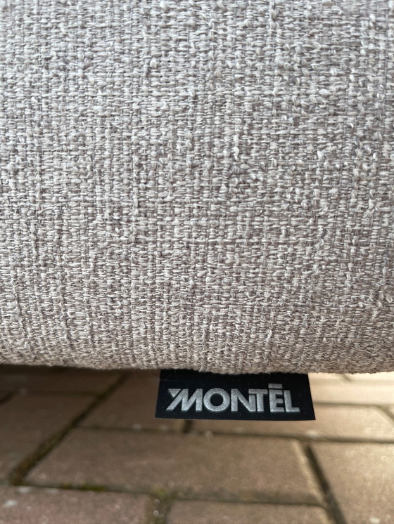 Image 1 of Montel Grey 4-Seater Fabric Sofa