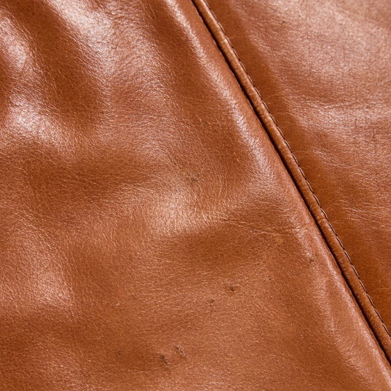 Image 1 of MK11156 Ottoman with leather upholstery